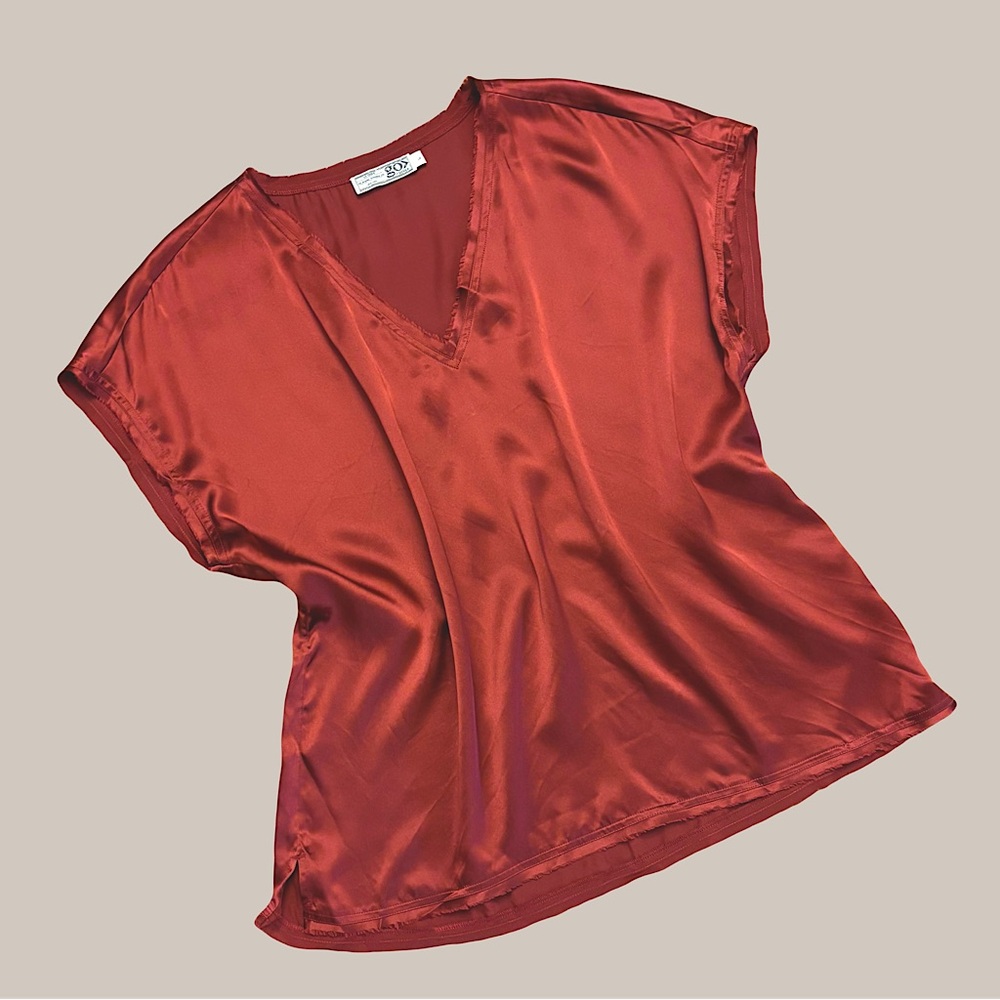 Go Silk Short sleeve silk top